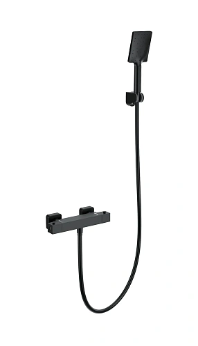 Смеситель для душа Wonzon & Woghand с термостатом, черный матовый (WW-B2026-A-MB) Смеситель для душа Wonzon & Woghand с термостатом, черный матовый (WW-B2026-A-MB)