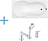 Картинка анонса товара «акриловая ванна aquanet grenada 180x80 (каркас + смеситель grohe bauedge 2511700a) 00203971 + 00158496 + 00240613»