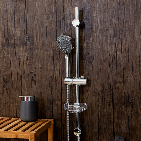 Душевая лейка Agger Splash A02 d 100 мм, 5 режимов, хром