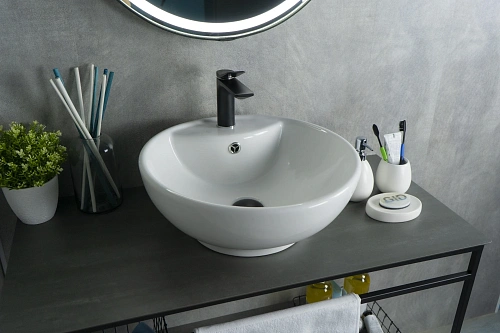 Раковина Gid N9001 51101 накладная белая 45x45x17 Раковина Gid N9001 51101 накладная белая 45x45x17