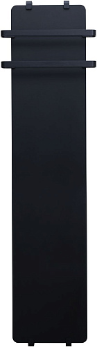 Полотенцесушитель электрический Allen Brau Infinity 160x44 00325640 с рейлингом 2.0 и креплением, черный матовый Полотенцесушитель электрический Allen Brau Infinity 160x44 00325640 с рейлингом 2.0 и креплением, черный матовый