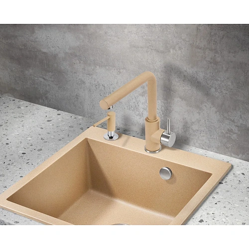 Смеситель для кухни Milacio Ultra ( MCU.555.BG ) бежевый Смеситель для кухни Milacio Ultra ( MCU.555.BG ) бежевый