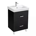Тумба с раковиной Aquaton Америна 60 Н (черный) 1A1692K1AM950 Тумба с раковиной Aquaton Америна 60 Н (черный) 1A1692K1AM950