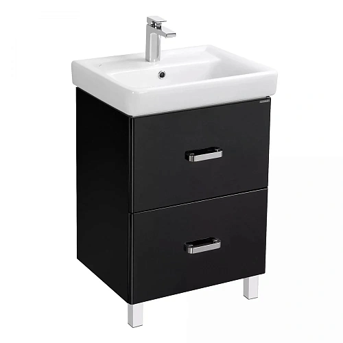 Тумба с раковиной Aquaton Америна 60 Н (черный) 1A1692K1AM950 Тумба с раковиной Aquaton Америна 60 Н (черный) 1A1692K1AM950