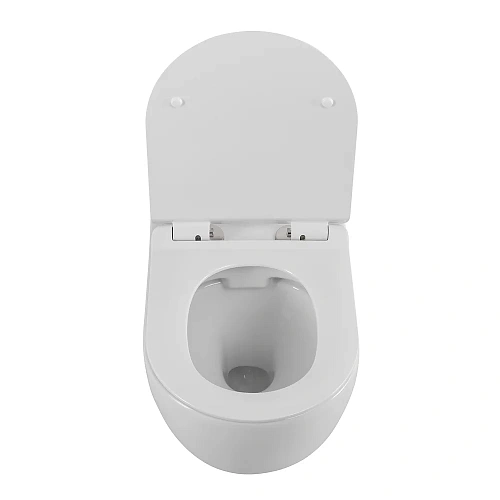 Унитаз подвесной CEZARESSTYLUS CZR-513-TH-R/CZR-076-SC безободковый с сиденьем Унитаз подвесной CEZARESSTYLUS CZR-513-TH-R/CZR-076-SC безободковый с сиденьем