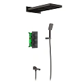 Душевая система Timo Petruma SX-5079/03SM встраиваемая с термостатом черный Душевая система Timo Petruma SX-5079/03SM встраиваемая с термостатом черный