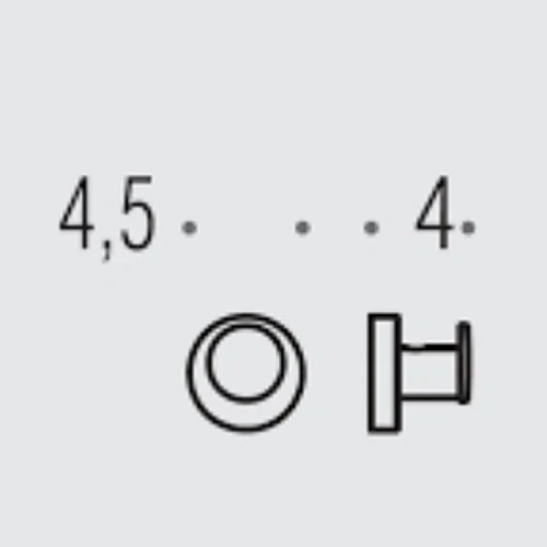 Крючок Colombo Plus W4917.CR хром Крючок Colombo Plus W4917.CR хром