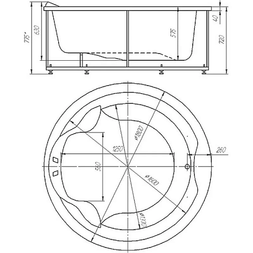 Акриловая ванна Aquatek Аура пустая с фронтальныйм экраном вклеенный каркас AUR180-0000033 Акриловая ванна Aquatek Аура пустая с фронтальныйм экраном вклеенный каркас AUR180-0000033