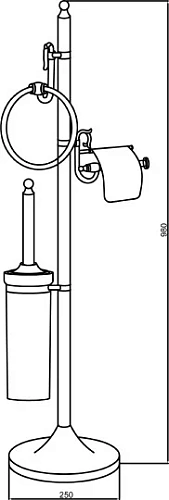 Стойка аксессуаров Boheme Medici 10631 Стойка аксессуаров Boheme Medici 10631