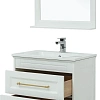 Комплект мебели Aquanet Бостон М 80 белый ручки золото, раковина Бостон 00281193 Комплект мебели Aquanet Бостон М 80 белый ручки золото, раковина Бостон 00281193
