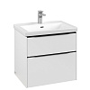 Картинка анонса товара «тумба под раковину villeroy &amp; boch subway 3.0 с подсветкой pure white / pure white c576l1vf»