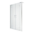 Душевая дверь NEW TRENDY NEW RENOMA 190x195 D-0099A/D-0100A хром Душевая дверь NEW TRENDY NEW RENOMA 190x195 D-0099A/D-0100A хром