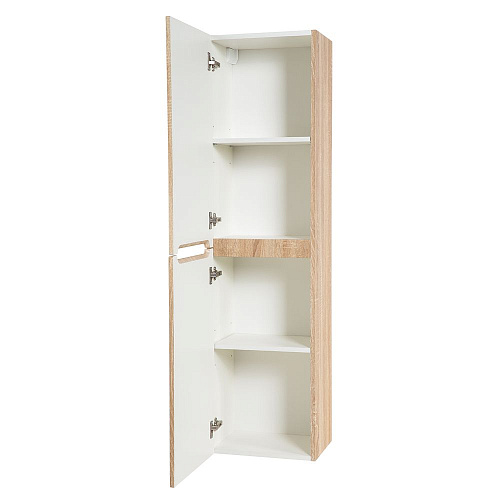 Шкаф-пенал BelBagno ETNA-1500-2A-SC-WO-P-L Rovere Bianco подвесной 400x300 Шкаф-пенал BelBagno ETNA-1500-2A-SC-WO-P-L Rovere Bianco подвесной 400x300