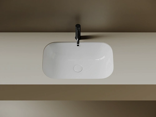 Раковина встраиваемая Ceramica Nova Era CN15007 610x405x190мм, белый Раковина встраиваемая Ceramica Nova Era CN15007 610x405x190мм, белый