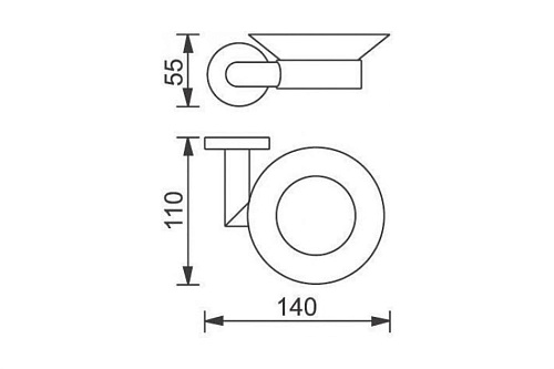 Мыльница Aquanet 3685 Мыльница Aquanet 3685