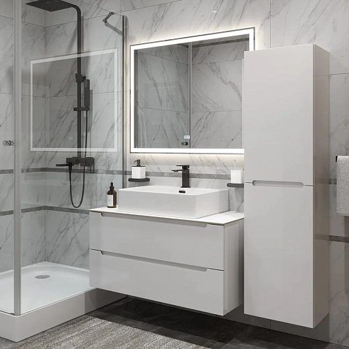 Тумба со столешницей и раковиной BelBagno ETNA 100 etna100bl-kepbo-1338-set подвесная ETNA100BL-KEPBO-1338-SET Тумба со столешницей и раковиной BelBagno ETNA 100 etna100bl-kepbo-1338-set подвесная ETNA100BL-KEPBO-1338-SET