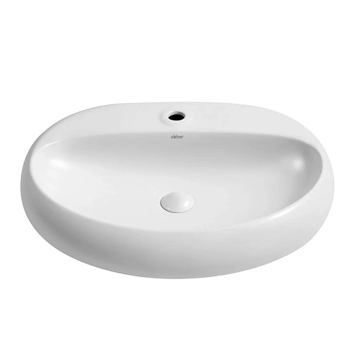 Раковина ABBER Bequem AC2112 накладная, белая Раковина ABBER Bequem AC2112 накладная, белая