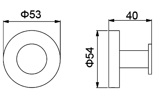 Крючок Timo Saona 13011/00 хром Крючок Timo Saona 13011/00 хром