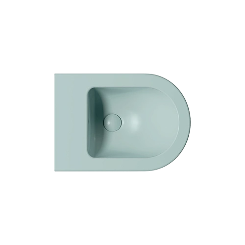 Биде подвесное GSI PURA голубой матовый (8864115) Биде подвесное GSI PURA голубой матовый (8864115)