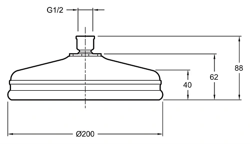 Верхний душ Jacob Delafon Katalyst 20 см, поворотный, без держателя E13692-CP Верхний душ Jacob Delafon Katalyst 20 см, поворотный, без держателя E13692-CP