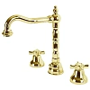 Смеситель для раковины Cezares Lord (LORD-BLS2-03/24) золото 24 карат