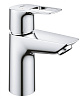 Картинка анонса товара «смеситель для раковины grohe bauloop с ограничителем температуры и нажимным донным клапаном, размер  23878001»