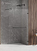 Картинка анонса товара «душевая перегородкак new trendy avexa black 110x200 exk-2681 черный»