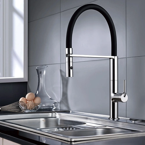 Смеситель для кухни Vincea VKF-114CH, хром Смеситель для кухни Vincea VKF-114CH, хром