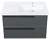 Тумба под раковину La Fenice Elba Grigio TWIN 90 FNC-01-ELB-G-90-2 серая Тумба под раковину La Fenice Elba Grigio TWIN 90 FNC-01-ELB-G-90-2 серая
