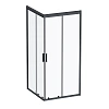 Душевой уголок AM.PM Gem W90G-403-090BT Slide 90x90 стекло прозрачное, профиль черный матовый