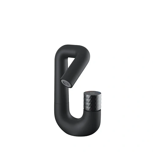 Смеситель для раковины IDDIS Twist (TWIBLBTi01) с управлением Push Control, черный матовый Смеситель для раковины IDDIS Twist (TWIBLBTi01) с управлением Push Control, черный матовый