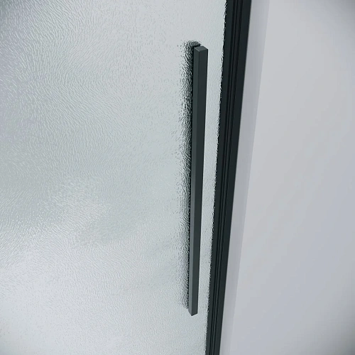 Душевая дверь GROSSMAN Galaxy 100.K33.01.100.21.02 (100x195) черный матовый, стекло шиншилла Душевая дверь GROSSMAN Galaxy 100.K33.01.100.21.02 (100x195) черный матовый, стекло шиншилла