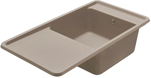 Кухонная мойка Aquaton Беллис 97 1A725132BS250 из литого мрамора, серый шелк Кухонная мойка Aquaton Беллис 97 1A725132BS250 из литого мрамора, серый шелк