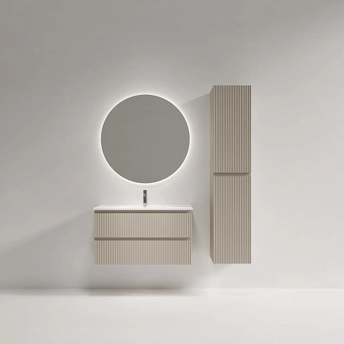 Тумба под раковину SANCOS Snob SNR90/39CE R 890х390х500 Beige Soft подвесная Тумба под раковину SANCOS Snob SNR90/39CE R 890х390х500 Beige Soft подвесная