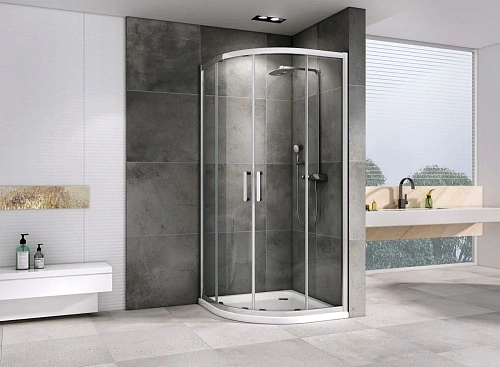 Душевой уголок ABBER Schwarzer Diamant AG01080 80x80 см универсальный, профиль хром, стекло прозрачное Душевой уголок ABBER Schwarzer Diamant AG01080 80x80 см универсальный, профиль хром, стекло прозрачное