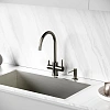 Смеситель для кухни SANCOS Taper SC4012GG с возможностью подключения фильтра, вороненая сталь Смеситель для кухни SANCOS Taper SC4012GG с возможностью подключения фильтра, вороненая сталь