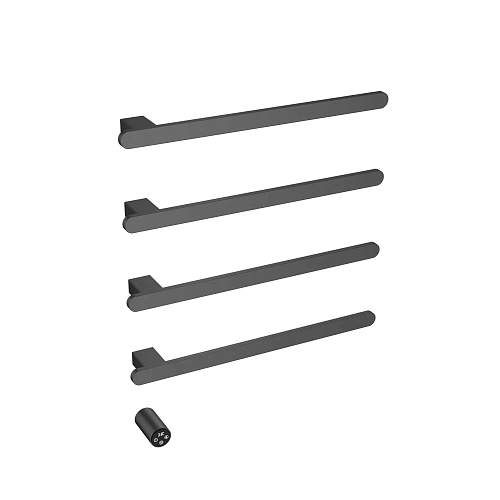 Полотенцесушитель электрический Vincea VTD-2H2GM вороненая сталь, таймер Полотенцесушитель электрический Vincea VTD-2H2GM вороненая сталь, таймер