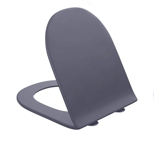 Крышка-сиденье Grossman 49GR55GMS тонкое, серое матовое Крышка-сиденье Grossman 49GR55GMS тонкое, серое матовое