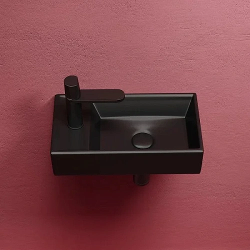 Раковина Ceramica Nova ELEMENT CN6051RMB черный матовый подвесная Раковина Ceramica Nova ELEMENT CN6051RMB черный матовый подвесная