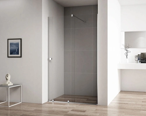 Душевая дверь CEZARES STREAM-BF-1-120-C-Cr 120см стекло прозрачное, профиль хром Душевая дверь CEZARES STREAM-BF-1-120-C-Cr 120см стекло прозрачное, профиль хром