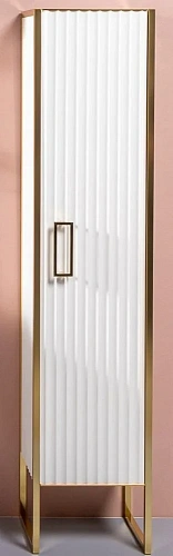 Шкаф-пенал Armadi Art MONACO R 868-WG-R белый глянец + золото Шкаф-пенал Armadi Art MONACO R 868-WG-R белый глянец + золото