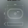 Раковина Gid Bm777 53357 накладная черная матовая 60x39x13.5 Раковина Gid Bm777 53357 накладная черная матовая 60x39x13.5