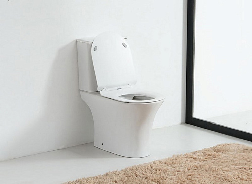 Унитаз напольный Orange C01-000W безободковый, сиденье с микролифтом Унитаз напольный Orange C01-000W безободковый, сиденье с микролифтом