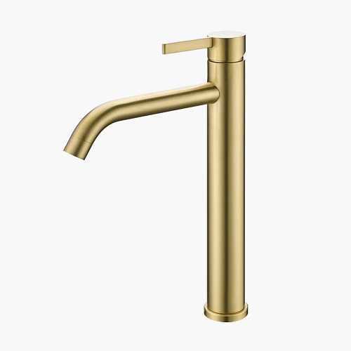 Смеситель для раковины Splenka S221.15.03, золотой сатин Смеситель для раковины Splenka S221.15.03, золотой сатин