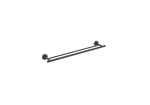 Полотенцедержатель Aquatek ОБЕРОН AQ4230MB черный матовый Полотенцедержатель Aquatek ОБЕРОН AQ4230MB черный матовый