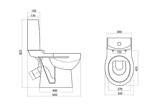 Унитаз напольный Santek Аллегро Лайт 1WH302356 компакт 1.WH30.2.356 Унитаз напольный Santek Аллегро Лайт 1WH302356 компакт 1.WH30.2.356