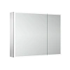 Зеркальный шкаф Sancos Evoke SC8090 900x700х136 мм из алюминия с LED подсветкой Зеркальный шкаф Sancos Evoke SC8090 900x700х136 мм из алюминия с LED подсветкой