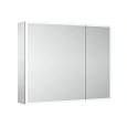 Зеркальный шкаф Sancos Evoke SC8090 900x700х136 мм из алюминия с LED подсветкой