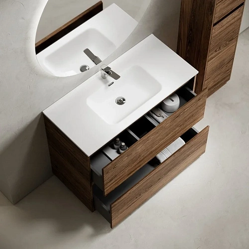 Тумба под раковину Sancos Libra Floor LB100FECH напольная, 990х450х840 дуб чарльстон Тумба под раковину Sancos Libra Floor LB100FECH напольная, 990х450х840 дуб чарльстон