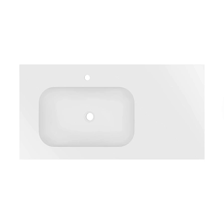 Раковина Vincea Elise VCB-4EL100MW-L, Corian левая, белый матовый Раковина Vincea Elise VCB-4EL100MW-L, Corian левая, белый матовый